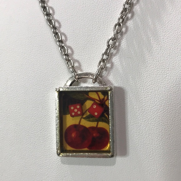 Classic Hardware “Lucky Cherries” Necklace - Picture 1 of 8